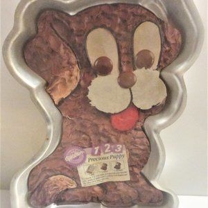 BNA 1991 Wilton PRECIOUS PUPPY Dog Cake Pan Dog Baking